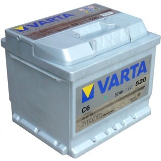 Аккумулятор 6CT-52  VARTA С6  Silver Dynamic C6  Обратная полярность