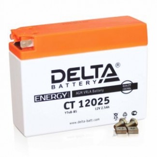 Аккумулятор CT12025 DELTA  YT4B-BS  Обратная полярность