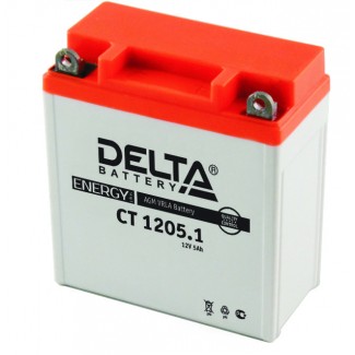 Аккумулятор CT1205.1 DELTA  12N5-3B, YB5L-B  Обратная полярность