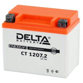 Аккумулятор CT1207.2 DELTA  YTZ7S  Обратная полярность