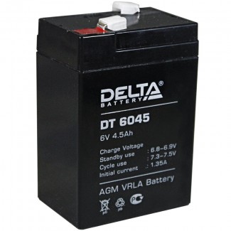 Аккумулятор DT 6045 Delta    Прямая полярность