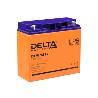 Аккумулятор DTM 1217 Delta    Обратная полярность