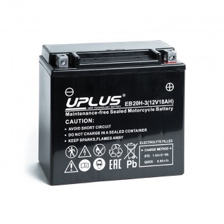 Аккумулятор UPLUS EB20H-3     Обратная полярность