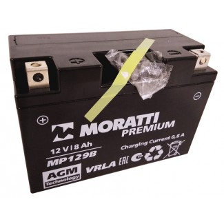Аккумулятор 12V8 MORATTI  MP129B  YT9B-BS    Прямая полярность