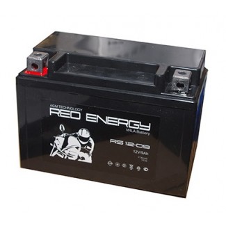 Аккумулятор RS1209 Red Energy  YTX9-BS  Прямая полярность