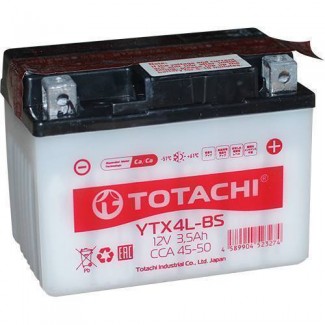 Аккумулятор TOTACHI YTX4L-BS     Прямая полярность